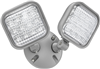 EREGYTWPSQM12 - Twin Lamp Heads Weather Proof Square Grey - Lithonia Lighting