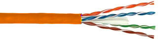 Orange Ethernet Cable for demarcation point and telephone cable class=