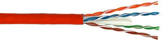 Red Ethernet Cable for key-type telephone