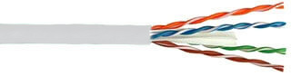 Silver Ethernet Cable for horizontal cable
