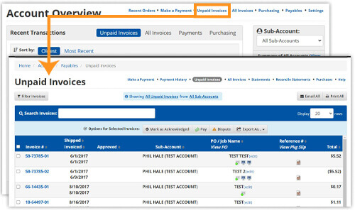 Account Payables: Unpaid Invoices