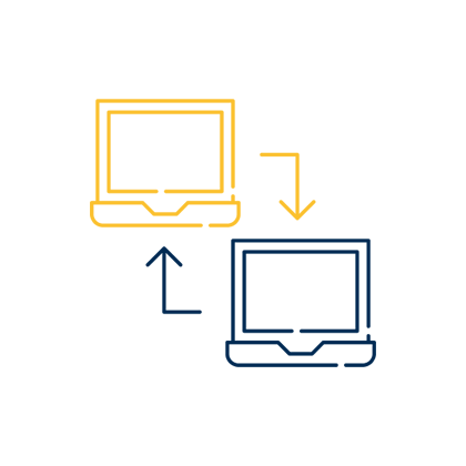EDI facilitates exchanges between businesses