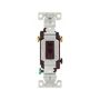 13037B - Switch Toggle 3-Way 15A 120V GRD BR - Eaton Wiring Devices