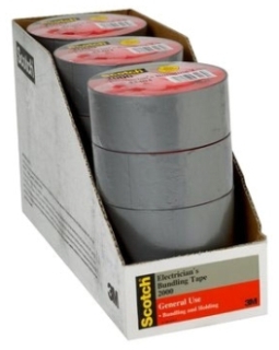 2000 - Scotch Electricians Duct Tape, 2" X 50yd - Scotch