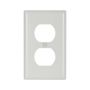 2132W - Wallplate 1G Duplex Recp THRMST STD WH - Eaton