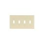 2154V - Wallplate 4G Toggle Thermoset STD Iv - Eaton Wiring Devices