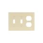 2158V - Combination Wallplate, Ivory, Togg - Eaton Wiring Devices