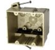 2302NK - 2G Fiberglass Switch Box W/ Nails - Allied Moulded
