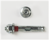 2505J - 1/4 X 5/8 Acorn Nut Sleeve Anchor ZC - Peco Fasteners, Inc.