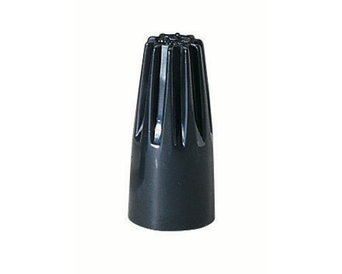 30059 - I-Temp Wire-Nut Wire Conn, 59B Black, 100/Box - Ideal