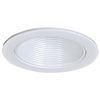 4010WB - *Delisted* 4" White MTL Baffle White Ring - Halo