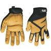 40221 - Journeyman Leather Gloves, Large - Klein Tools