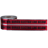 42251 - Detect Ug"Caution Buried Electric Line" Red, 6" - Ideal