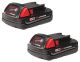 48111811 - M18 Redlithium Compact Battery 2PK - Milwaukee Electric Tool