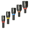 49664563 - 5PC Shockwave Impact 1" Insert Mag Nut Driver Set - Milwaukee®