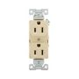 5262V - Recp Dup 15A125V 2P3W Const Grade B&S Iv - Eaton Wiring Devices