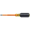 6014INS - Insulated Screwdriver, 3/16" Cabinet, 4" Round SH - Klein Tools