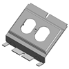 664RP - DPLX RCPT Face Plate - Steel City