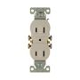 736WB0X - Recp Duplex 15A 125V 2P2W STR WH - Eaton