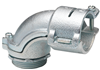 806 - 3/4" Flex 90 Degree Malleable Iron Squeeze Conn - Bridgeport
