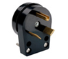 83CC4 - 30A125V BLK Trailer Cap (M4) - Pass & Seymour/Legrand