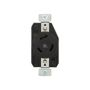 AHL720R - Recp Single 20A 277V 2P3W H/L BK - Eaton Wiring Devices