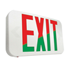 APX7RG - Led Exit White Red/Green LTR Self Powered Uni Face - Cooper Lighting Solutions