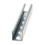 B22SH120SS4 - BLTD 1-5/8X1-5/8X120 12GA SS4 SLTD CHNL, 2" CNTR - Cooper B-Line/Cable Tray