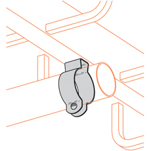 BL1410SS4 - SPRG 3/4" 400LB SS4 Conduit Hanger - Eaton