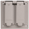 CA262G - WP 2G Two Decorator Cover - Pass & Seymour/Legrand