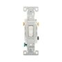 CS320W - Switch Toggle 3WAY 20A 120/277V Swire WH - Eaton Wiring Devices