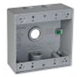 DB450S - (4) 1/2 Hole Gry 2G Box - Hubbell--Raco