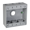 DB775S - 2G WP Gray Box - Seven 3/4" Holes - 30 Cu In - Hubbell--Raco