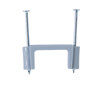GSE250 - Gray Plastic SVC Ent Cable Straps #2 Seu 50/Box - Gardner Bender