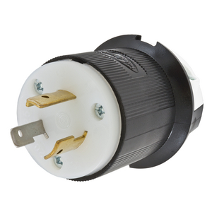 HBL2311 - LKG Plug, 20A 125V, L5-20P, B/W - Wiring Device-Kellems