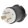 HBL2321 - LKG Plug, 20A 250V, L6-20P, B/W - Hubbell Wiring Devices