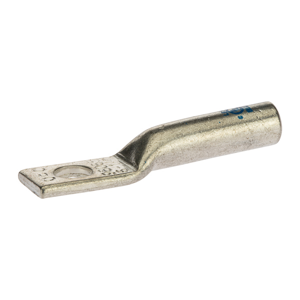 L614 - #6 1-Hole Long Barrel Compression Lug 1/4" Bolt - Nsi