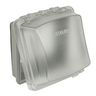 MM2420C - 2G 55 In 1 In-Use Cover Clear Extra Duty - Hubbell--Raco