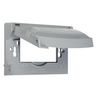 MX1250S - 1G WP Gfci Gray Horizontal Cover - Bell