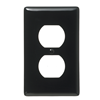 NP8BK - Wallplate, 1-G, 1) Dup, BK - Hubbell Wiring Devices