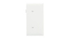 PJSE14W - Blank, Strap Mounted, End Sections, WH - Pass & Seymour/Legrand