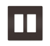 RWP262 - 2G Radiant Screwless Wallplate BN - Legrand-Pass & Seymour