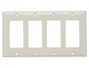 SP264LA - Plastic Wallplate 4G 4SPLEX W/Out Line La - Legrand-Pass & Seymour