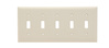 SP5LA - Smooth Wallplate 5G Toggle La - Legrand-Pass & Seymour