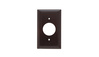 SP7 - Plastic Wallplate 1G SGL Recp W/Out Line - Pass & Seymour/Legrand