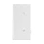 STE14W - Wallplate Sectional Blank Poly Mid End WH - Eaton Wiring Devices