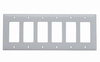 TP266W - Trademaster Wallplate 6G 6 Decor WH - Legrand-Pass & Seymour