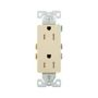 TR1107V - Recp TR Deco Duplex 15A 125V 2P3W Iv - Eaton Wiring Devices