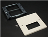 V4047RX - 2G Rectangle Opening-Ivory - Wiremold
