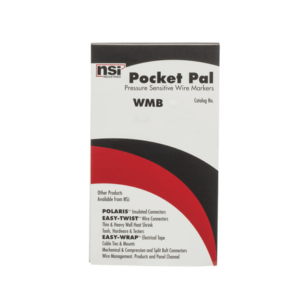 WMB3 - 1-45 Wire Marker Book - Nsi
